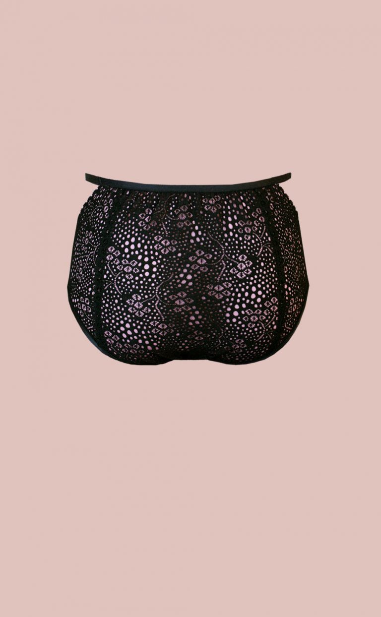 Sweet Black Daisy Panties