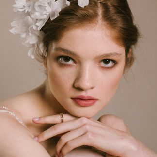 Headpiece Haarreif Blüten Braut Berlin