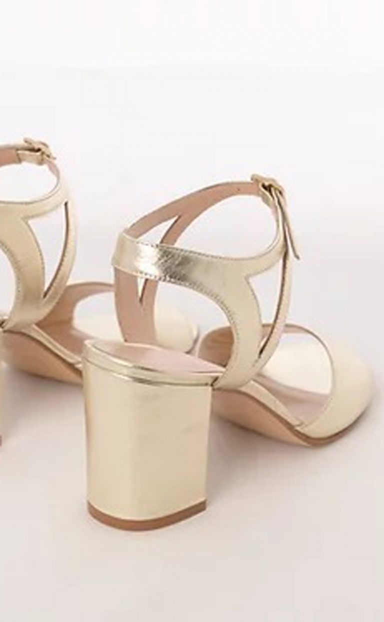 Cassia Sandals – champagne gold