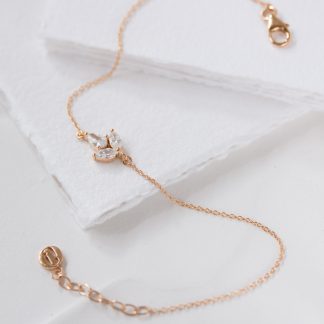 Simply Gorgeous- Armband mit Kristallen - gold oder silber