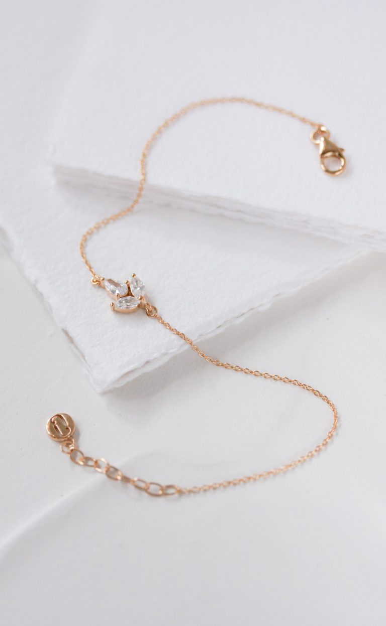 Simply Gorgeous- Armband mit Kristallen – gold oder silber