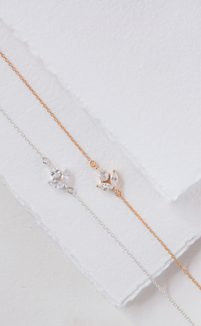 Simply Gorgeous- Armband mit Kristallen – gold oder silber