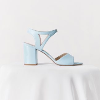 Brautschuhe Berlin kisui Brautmode Cassia hellblau Something blue