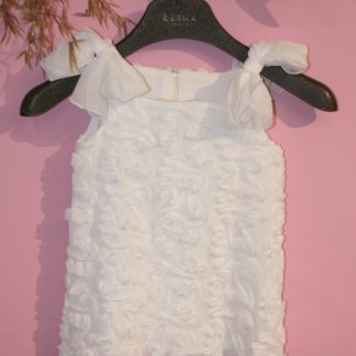 kisui Babykleid Kleinkind Hochzeit weisses Kleid