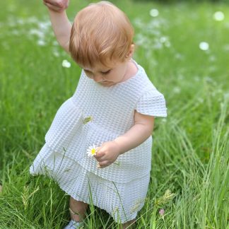 kisui Babykleid Hochzeit modern Blumenkinderkleid