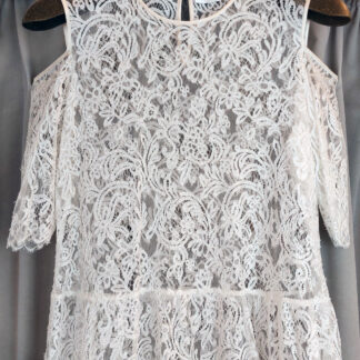 kisui Berlin Spitzentop Volants Cut-Outs