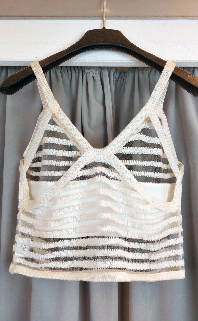 gestreiftes Stricktop