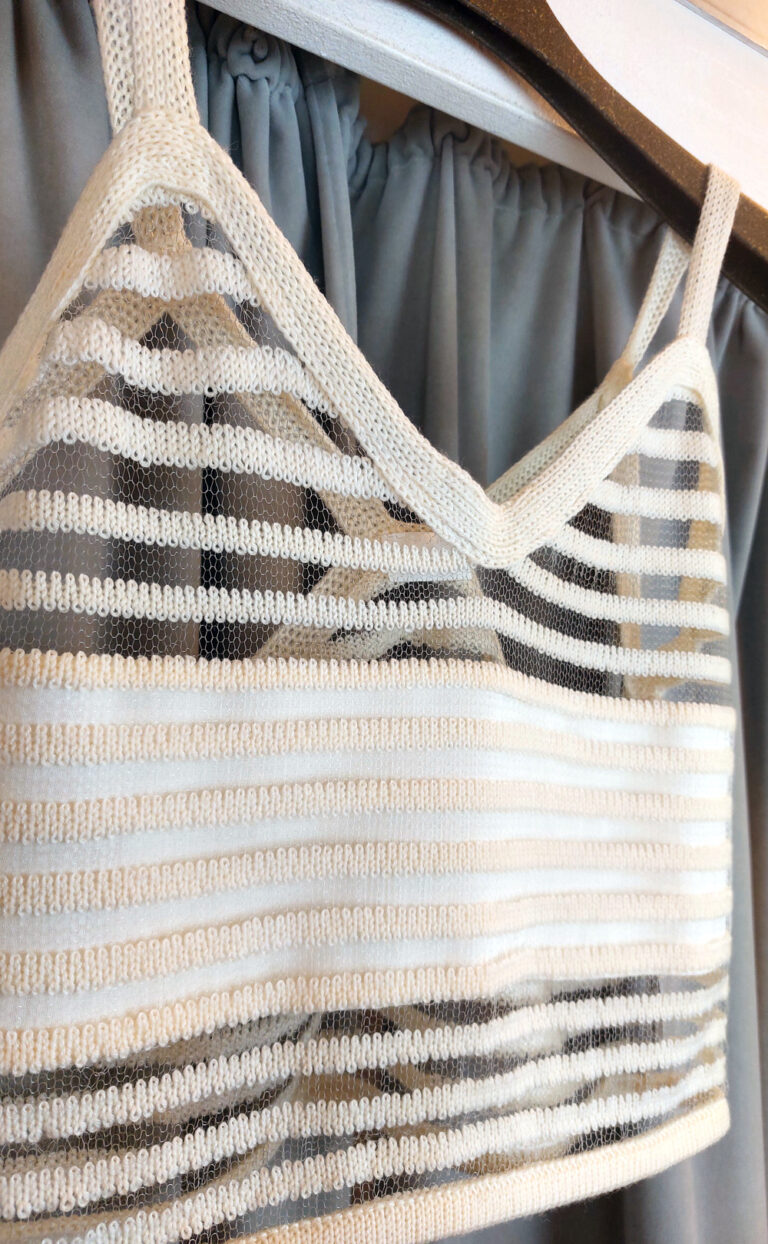 gestreiftes Stricktop