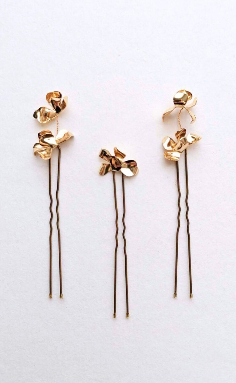 Haarnadeln „Puglia Gold Flower“