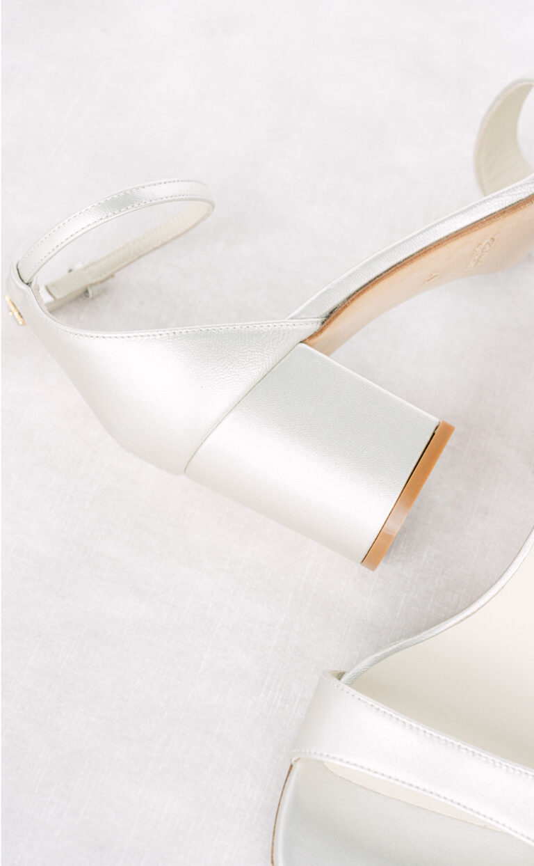 Pearl Metallic Sandals