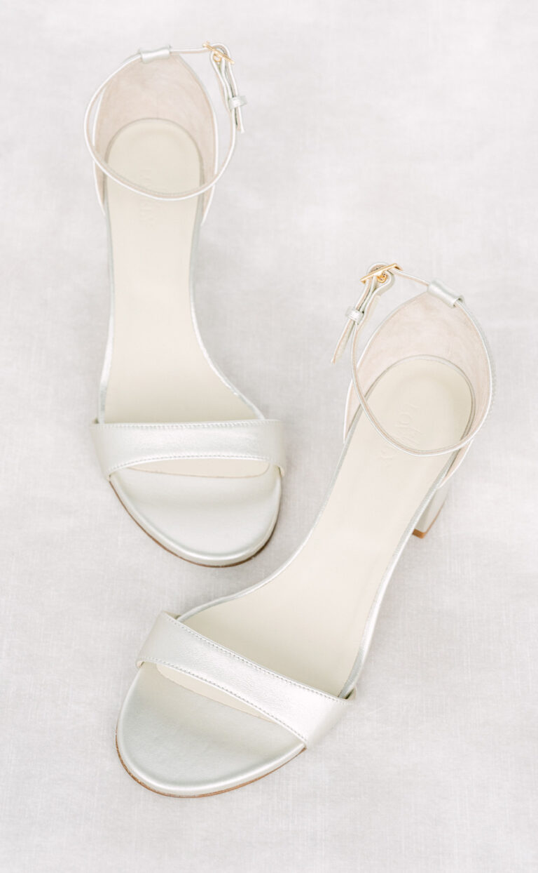 Pearl Metallic Sandals