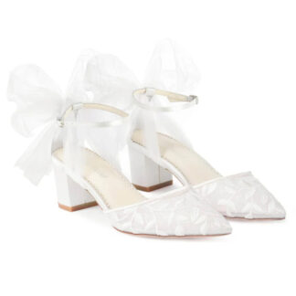 kisui Bella Belle Shoes Berlin Blockabsatz Schleife Bow Wedding Shoes Brautschuhe
