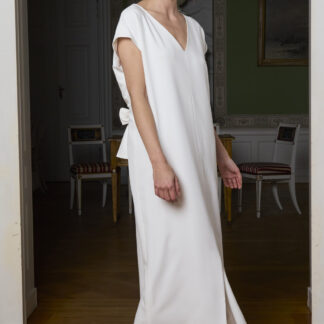 kisui Standesamt Braut modern clean pur Brautkleid zum Leihen Civil Wedding Dress to rent