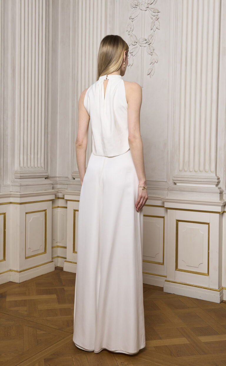 Zwei-Teiler: Modell Nora Bow Top & Pure Trousers