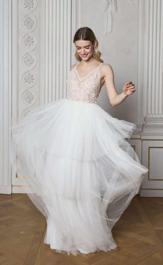 kisui OUI Brautmode Brautkleid Hochzeitskleid Tüllrock Bridal Dress Wedding Dress modern romantic tulle