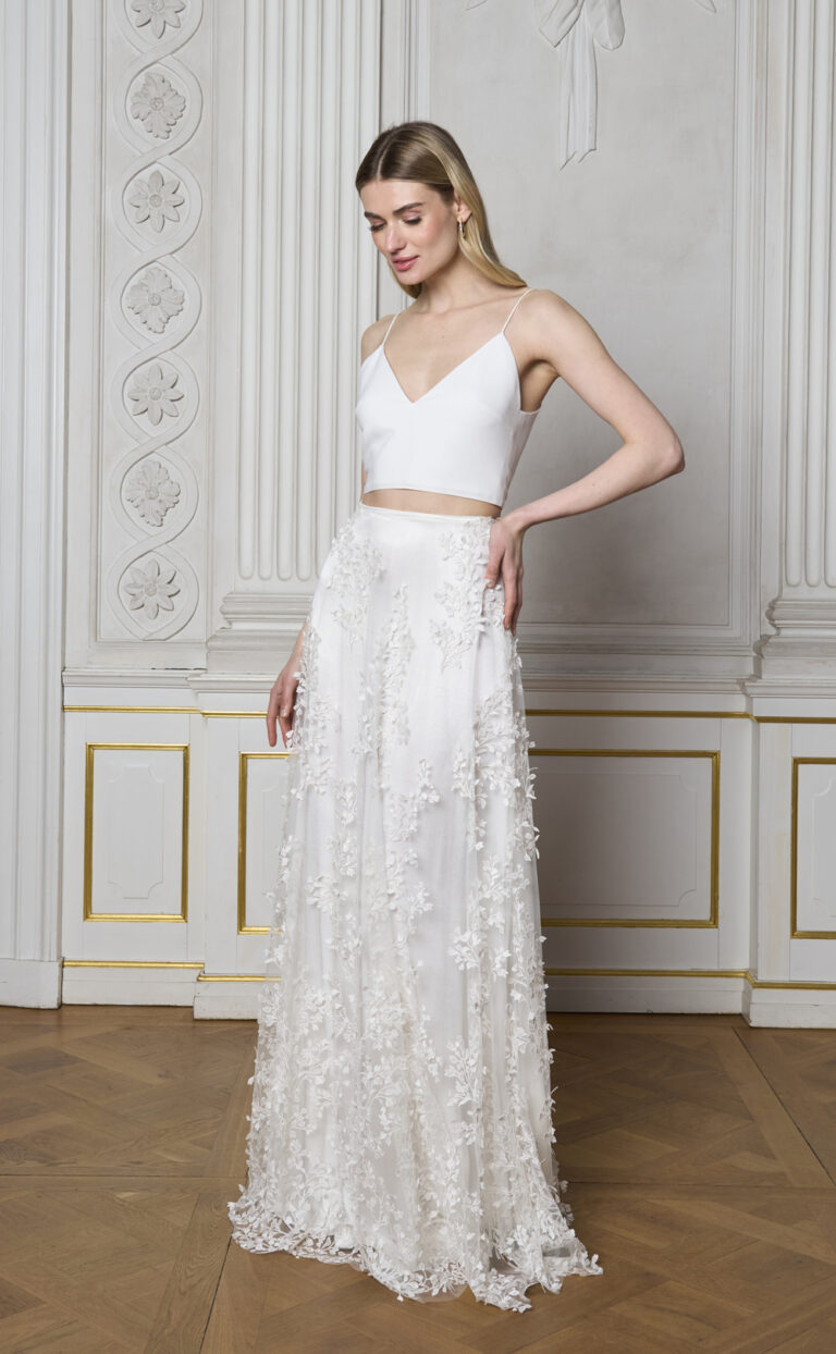 Bridal Seperates: Styles Marieme Bow Top & Maellis Skirt