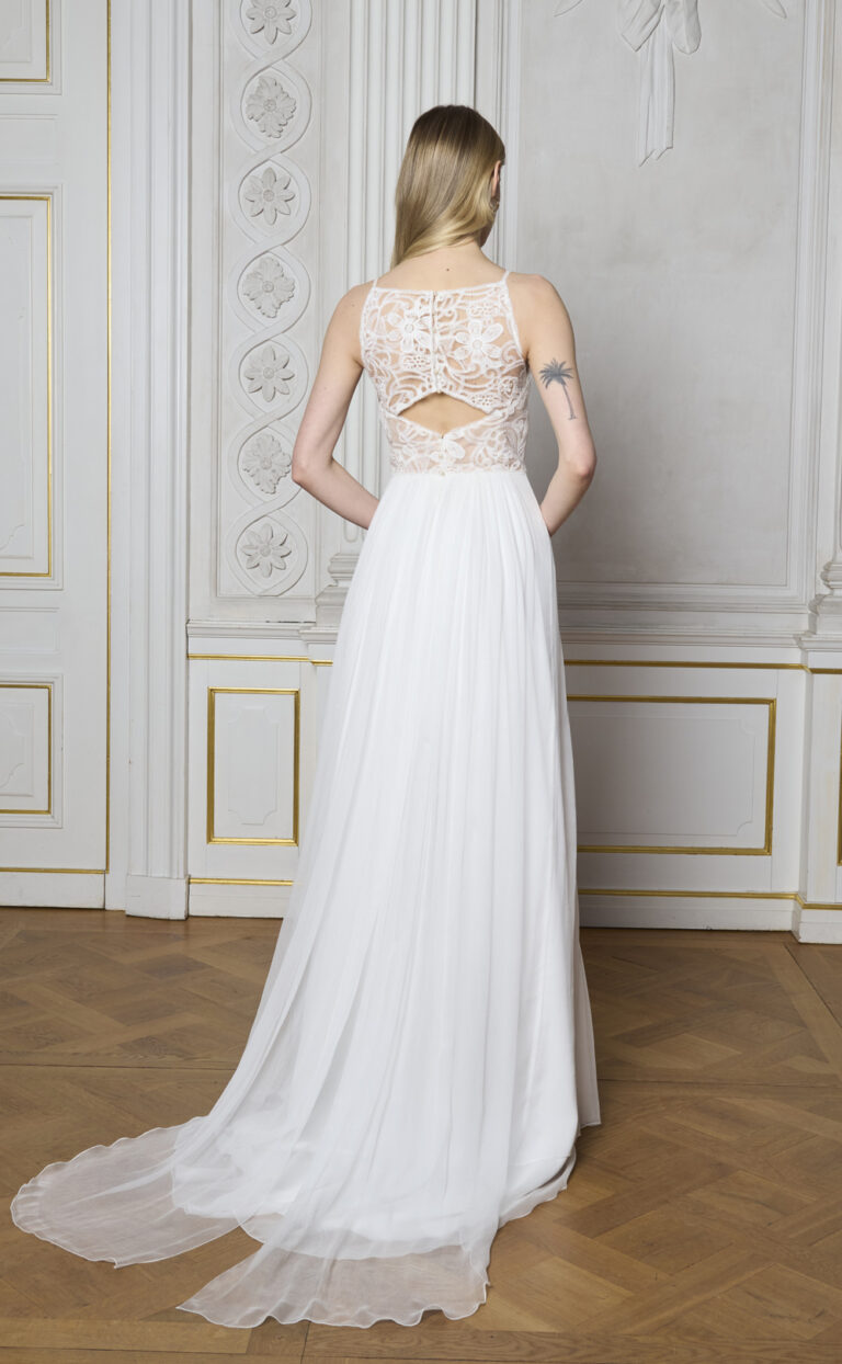 Fließendes Brautkleid: Modell Paleann