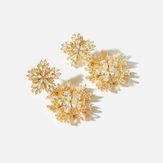 kisui Berlin Amelie George Kim Earrings Glitter Statement