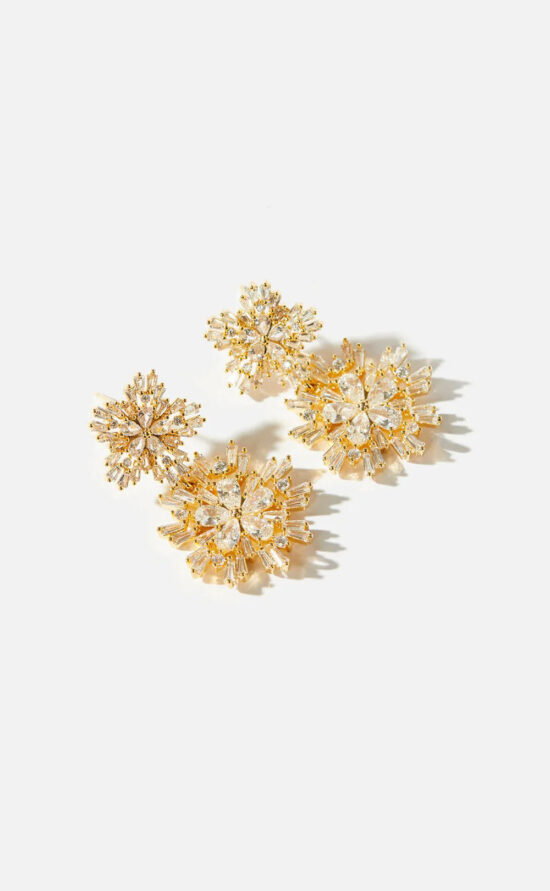 kisui Berlin Amelie George Kim Earrings Glitter Statement